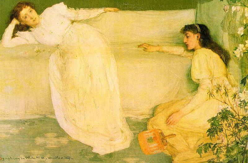 James Abbott McNeil Whistler Symphony in White 3 Norge oil painting art